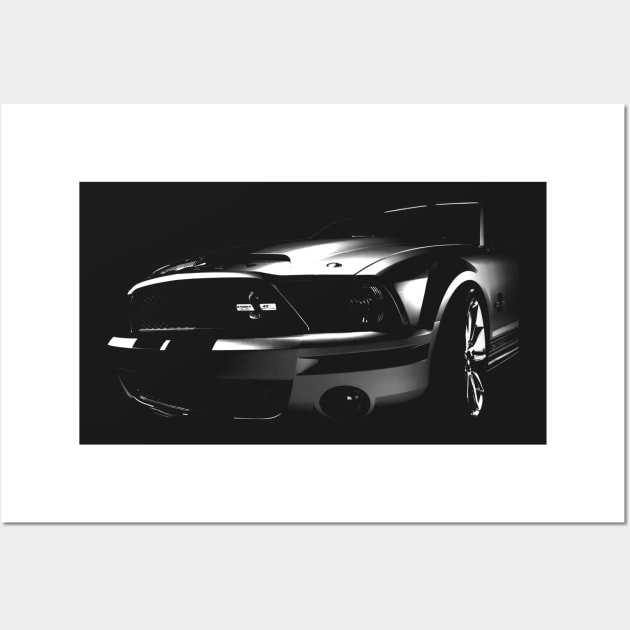 ford mustang gt500 Wall Art by hottehue